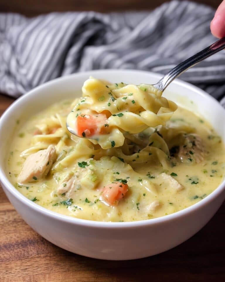 Creamy Chicken and Egg Noodles Recipe
