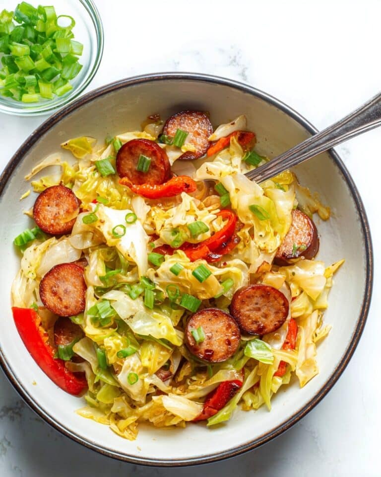 Cabbage and Sausage Skillet Recipe