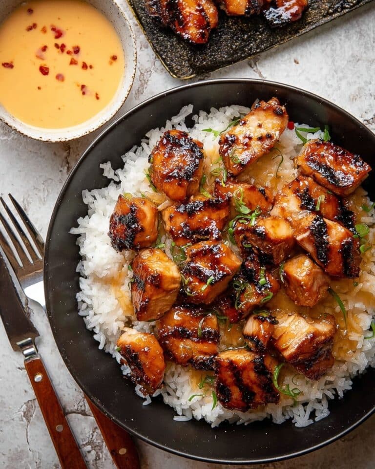 Air Fryer Bang Bang Salmon Bites Recipe