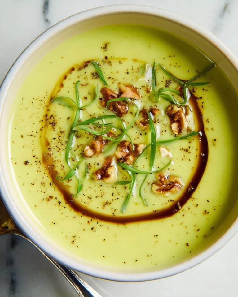 Fennel Leek Soup with Walnuts and Turmeric Recipe
