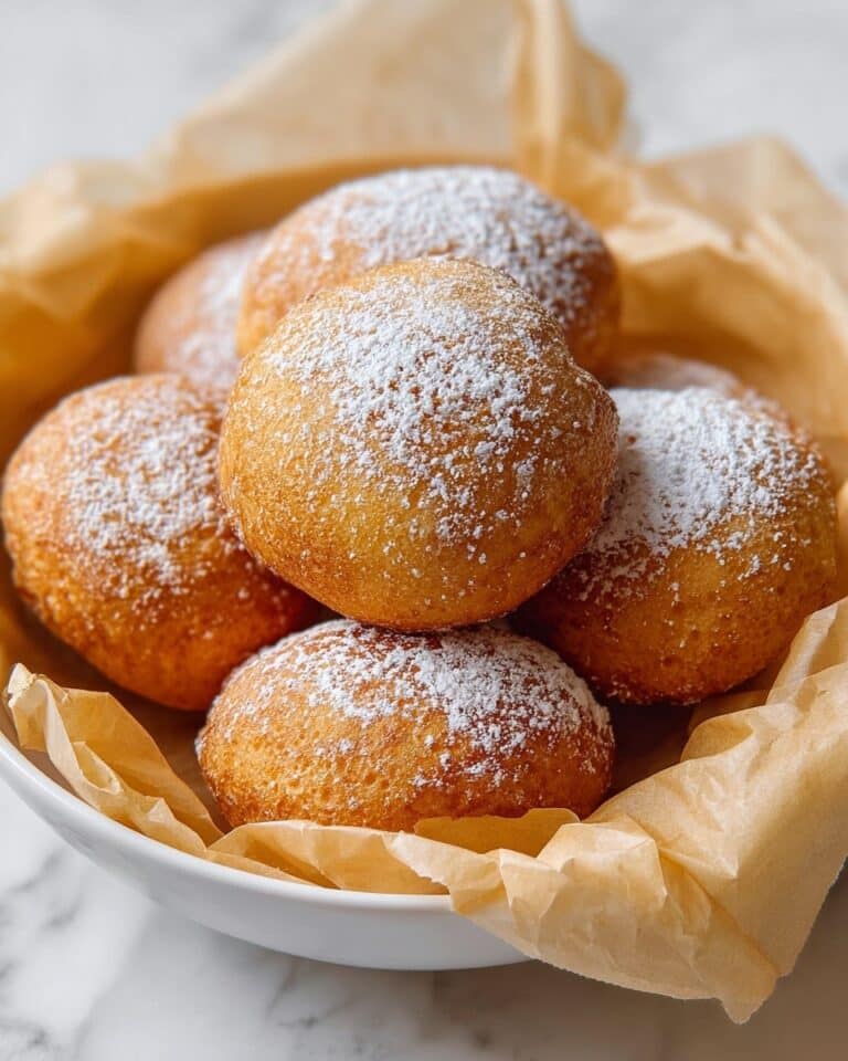 Crispy Fried Dough Balls with Optional Cinnamon or Powdered Sugar Recipe