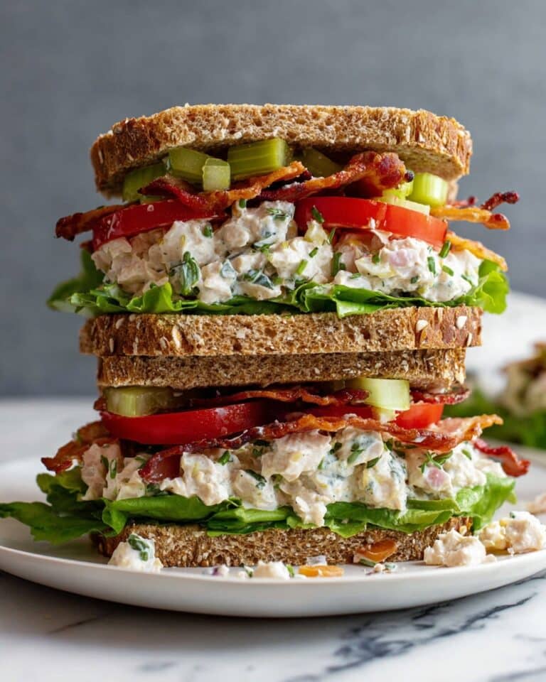 Creamy Chicken Salad with Lemon, Celery, and Green Onions Recipe