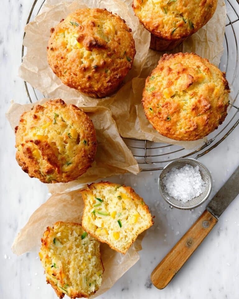 30 Minute Cheesy Zucchini Muffins Recipe