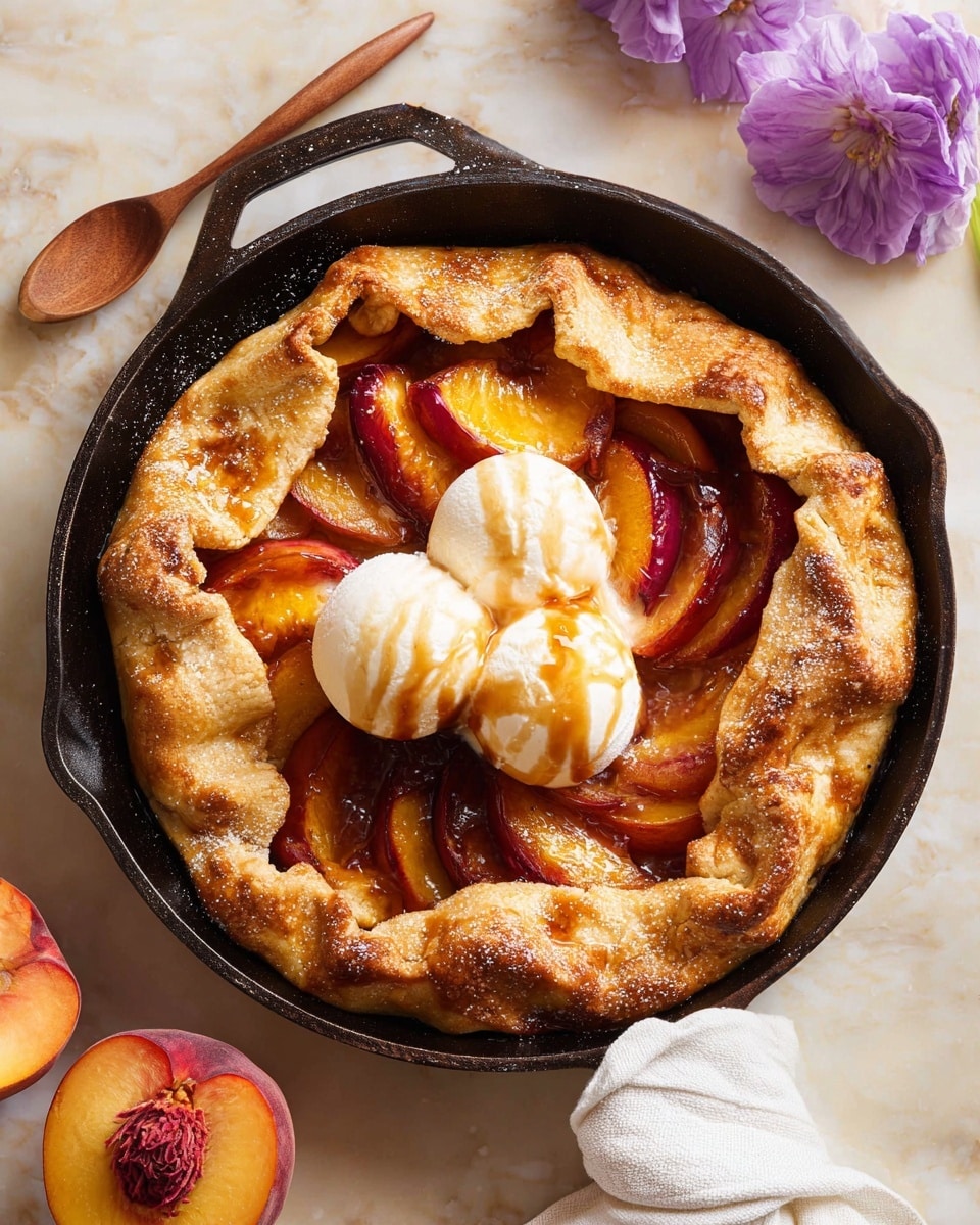 Peach Galette Recipe - Recipe Image