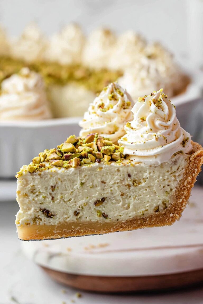 Pistachio Custard Pie Dessert Recipe
