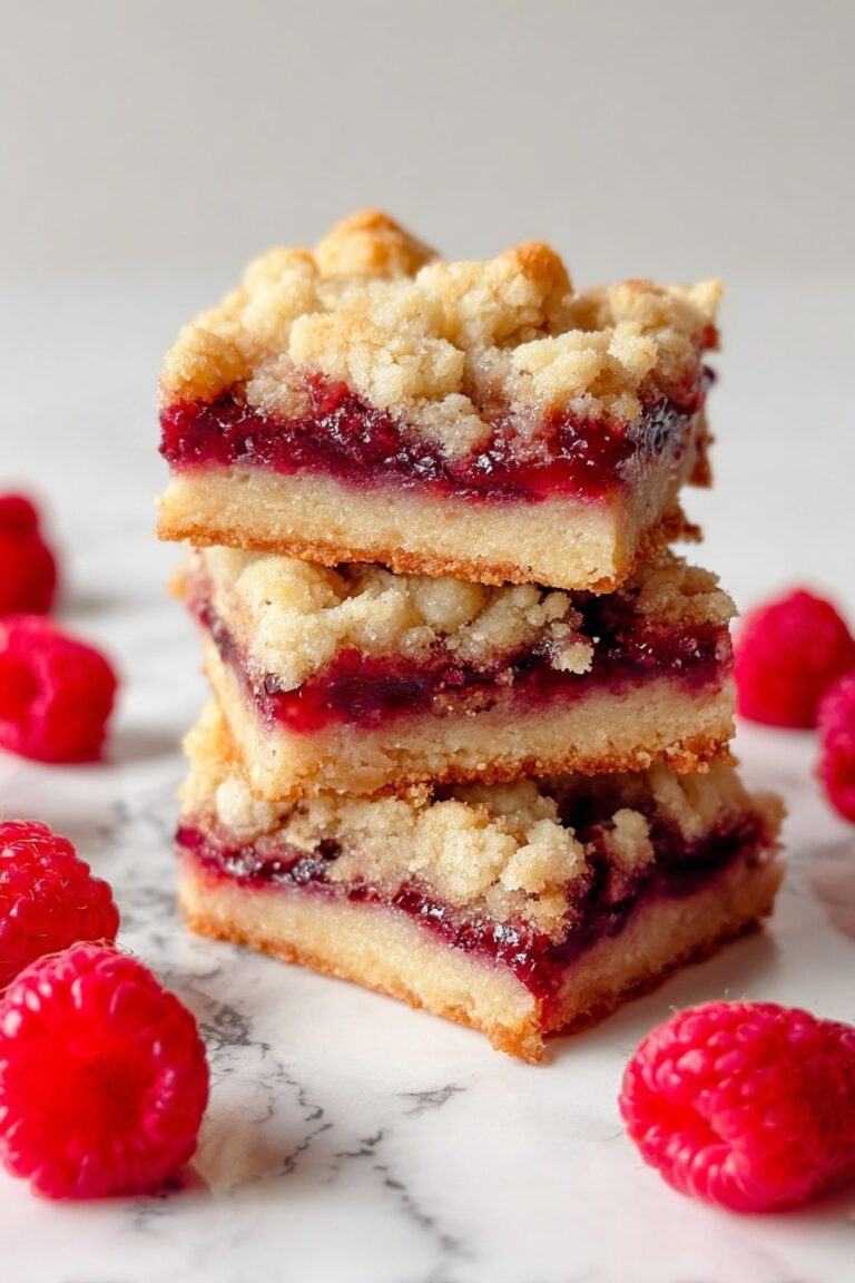 Raspberry Jam Bars with Five Ingredients Recipe