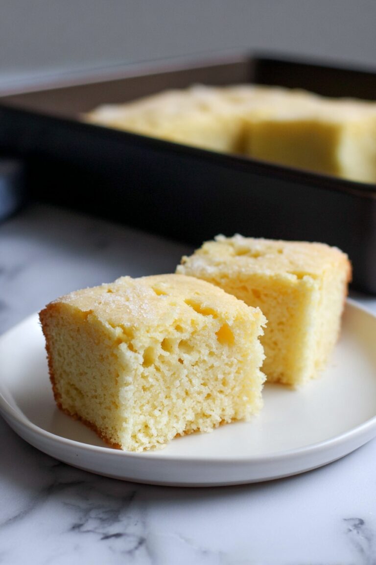 Creamy Butter Cake Recipe