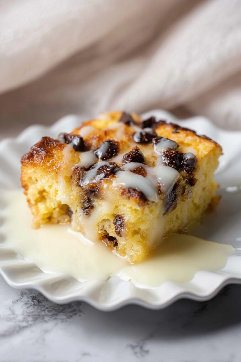 Tres Leches Bread Pudding with Chocolate Chips Recipe