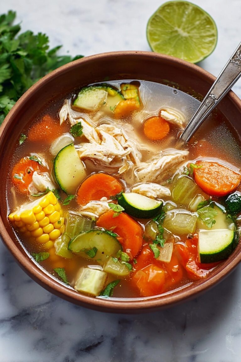 Hearty Chicken Vegetable Soup Recipe