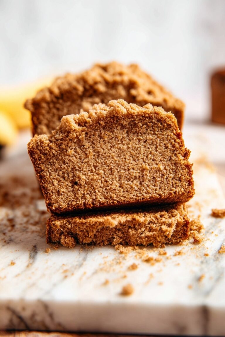 Whole Wheat Banana Bread with Cinnamon Crunch Recipe