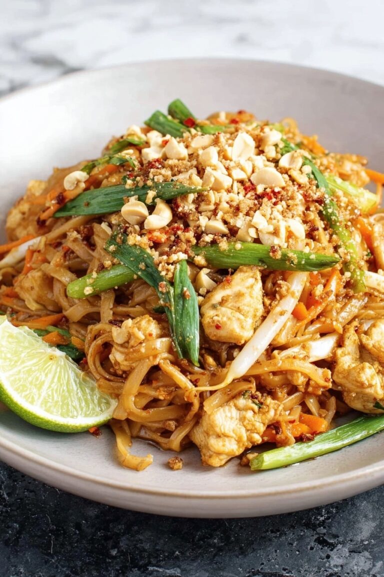 Easy Chicken Pad Thai Recipe