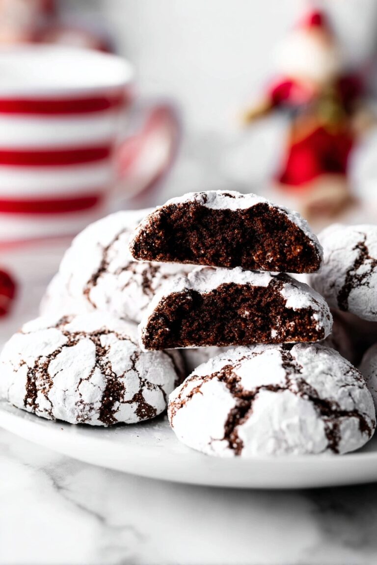 Chewy Chocolate Crinkle Cookies Recipe