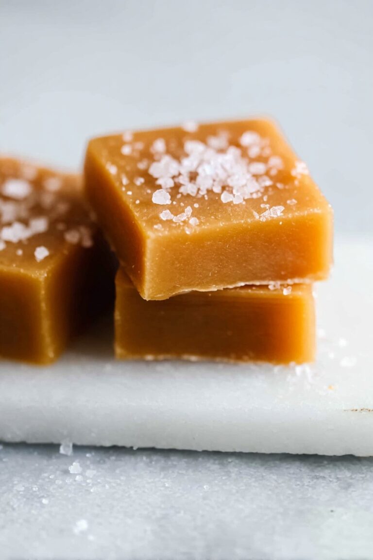 Homemade Salted Caramels Recipe