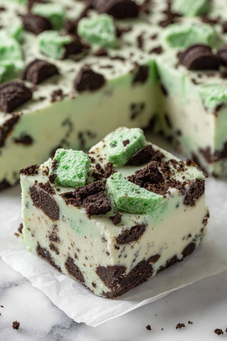 Mint Oreo White Chocolate Fudge Recipe