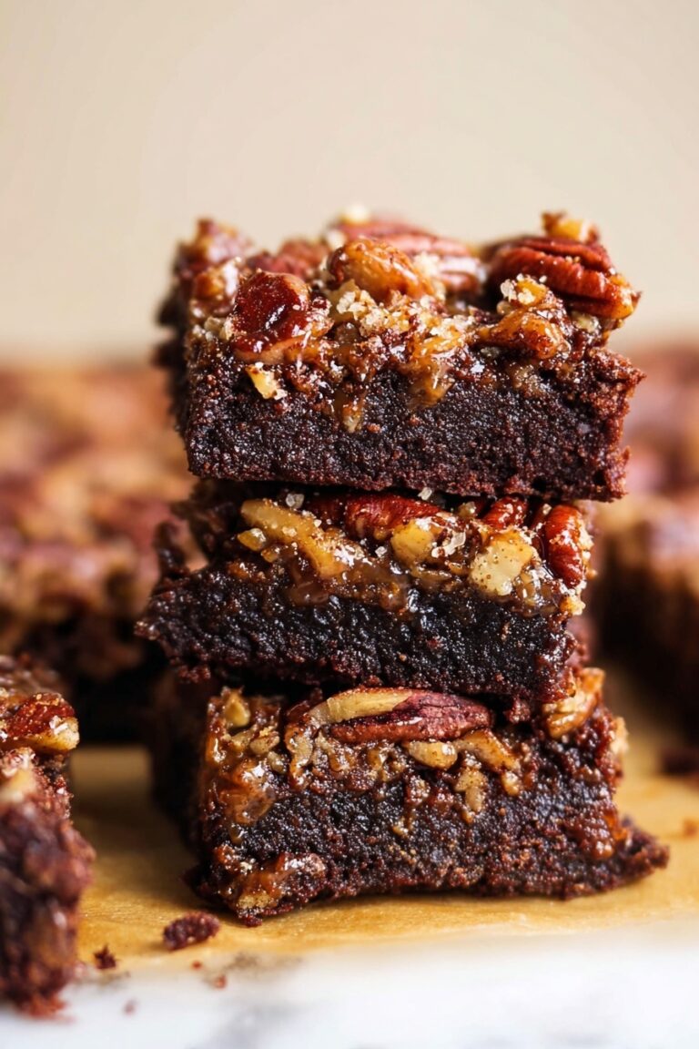 Gooey Pecan Pie Brownies Recipe