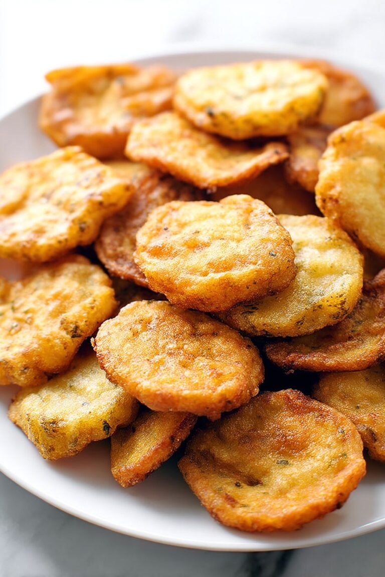 Crispy Fried Pickles with Creamy Dip Recipe