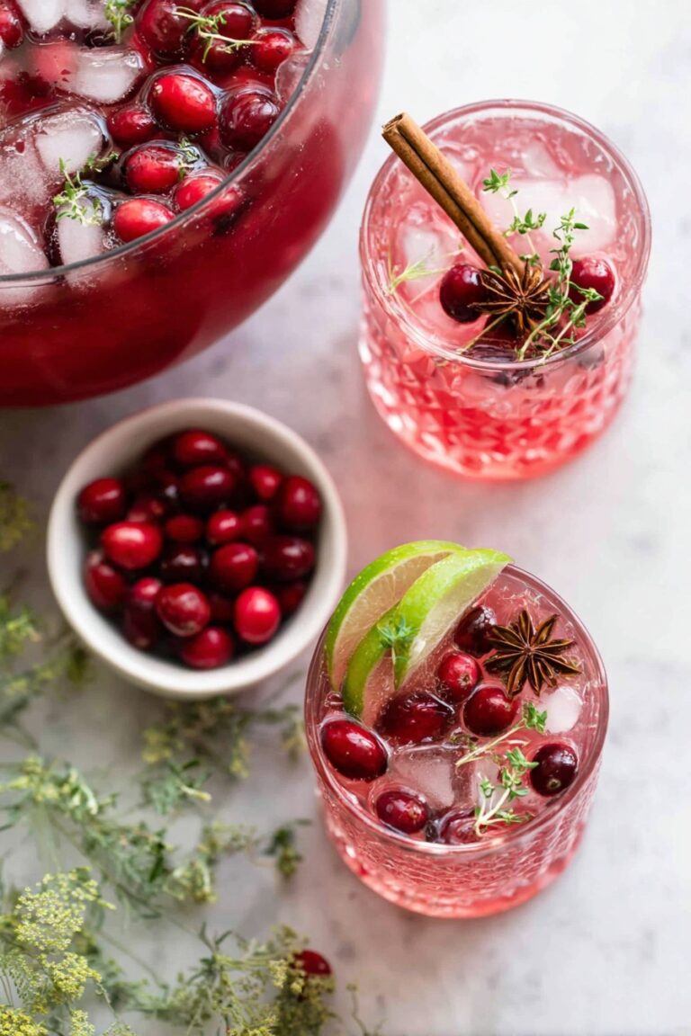 Festive Non-Alcoholic Christmas Punch Recipe