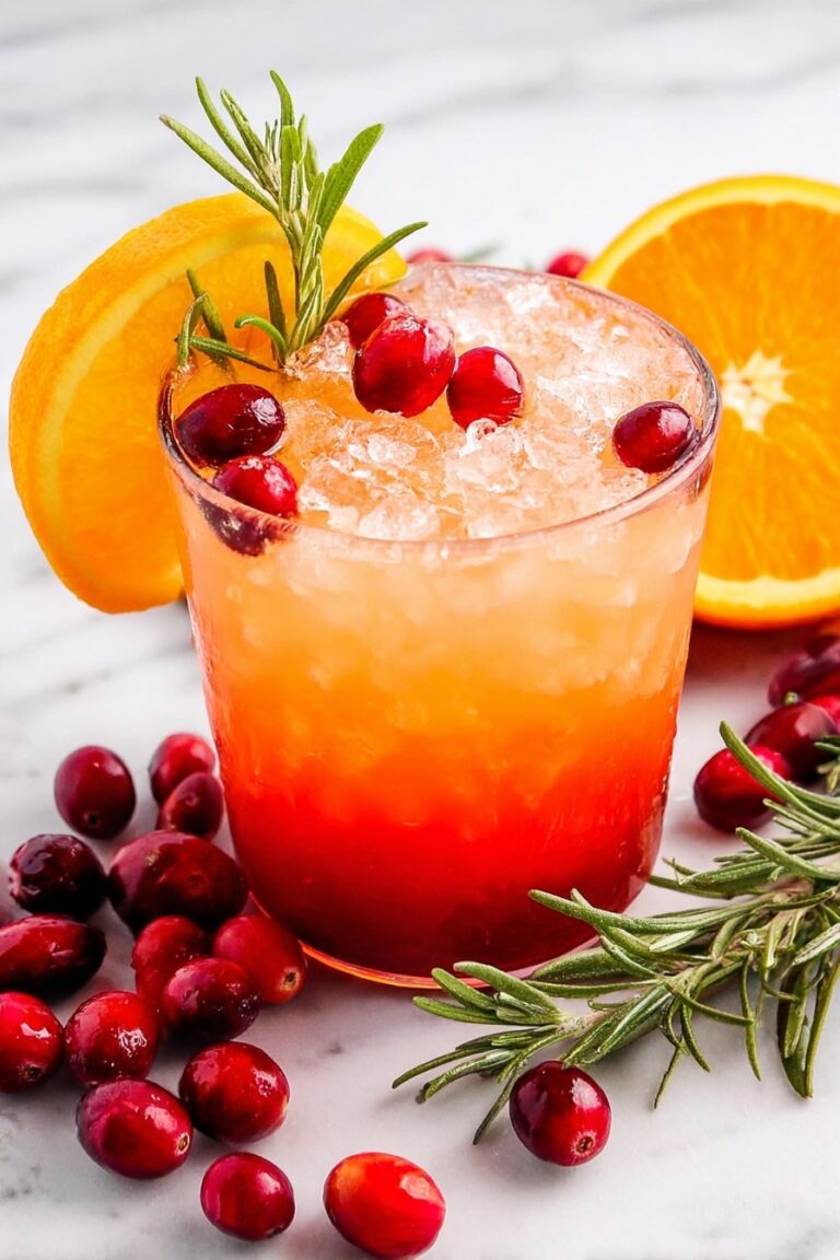Christmas Cranberry Sparkling Punch Recipe