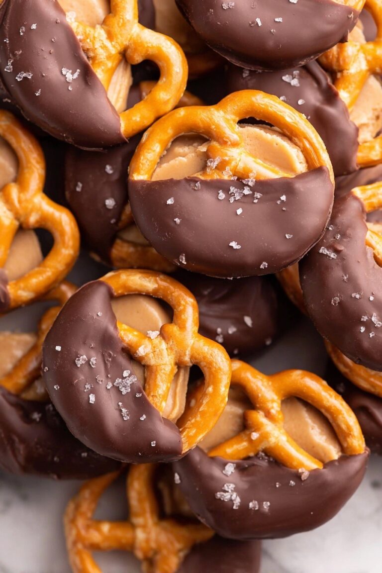 No-Bake Peanut Butter Pretzel Bites Recipe