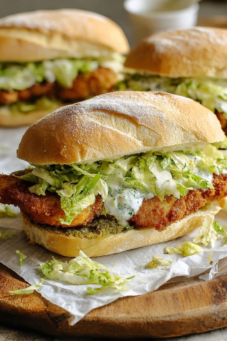 Chicken Caesar Sandwiches Recipe