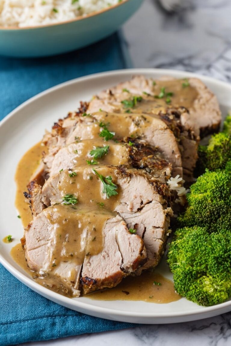 Crock Pot Pork Roast with Easy Gravy Recipe