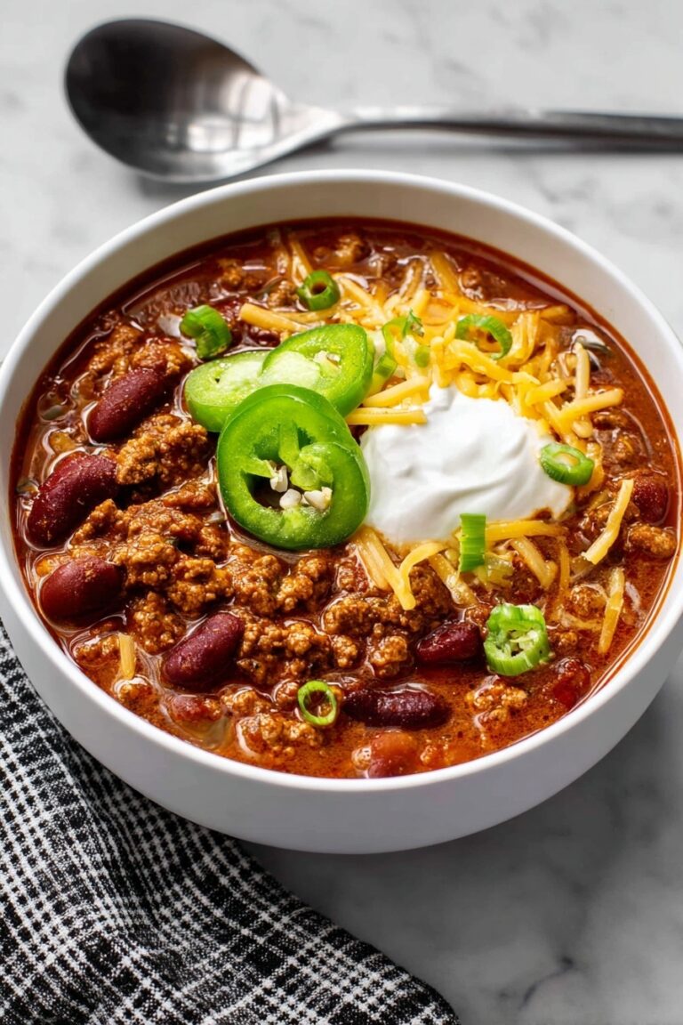 Slow Cooker Beef Chili Recipe