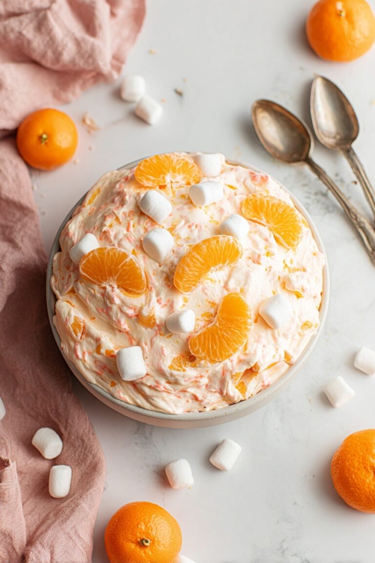 Mandarin Orange Salad with Marshmallows Recipe