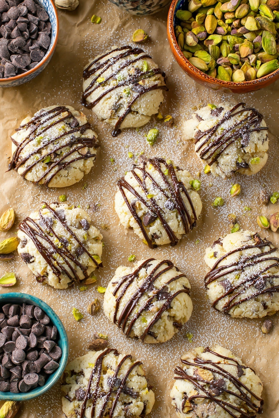 Cannoli Cookies with Pistachios and Chocolate Recipe - Recipe Step