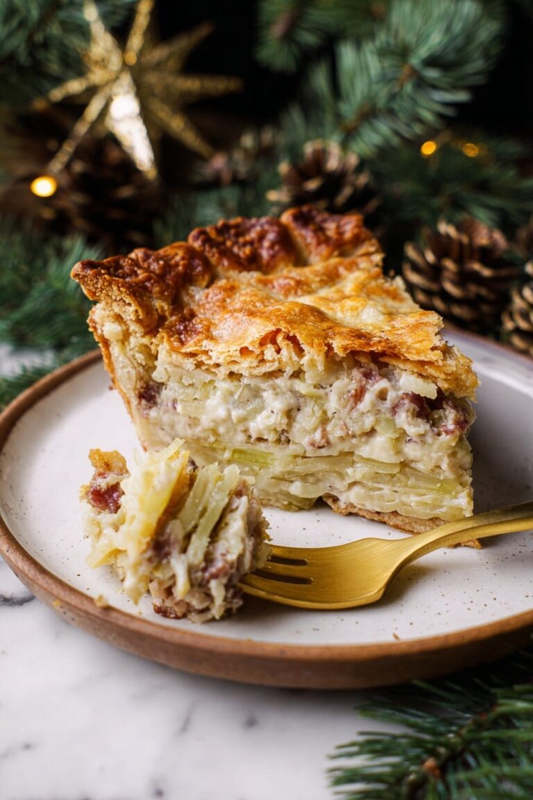 Cheddar Bacon Potato Pie Recipe