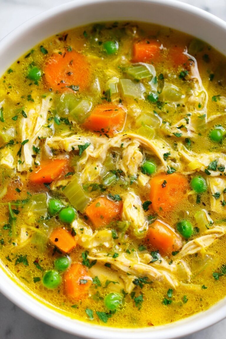 Turmeric Chicken Soup with Coconut Milk Recipe