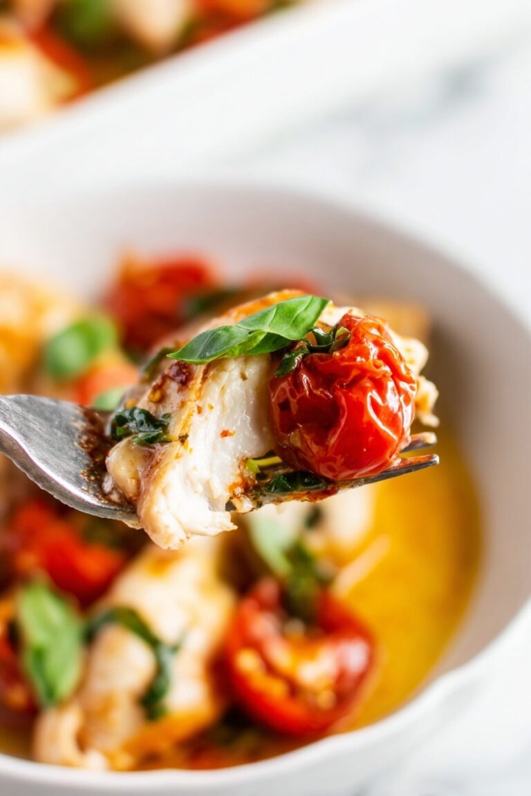 Chicken Caprese Skillet with Mozzarella Recipe