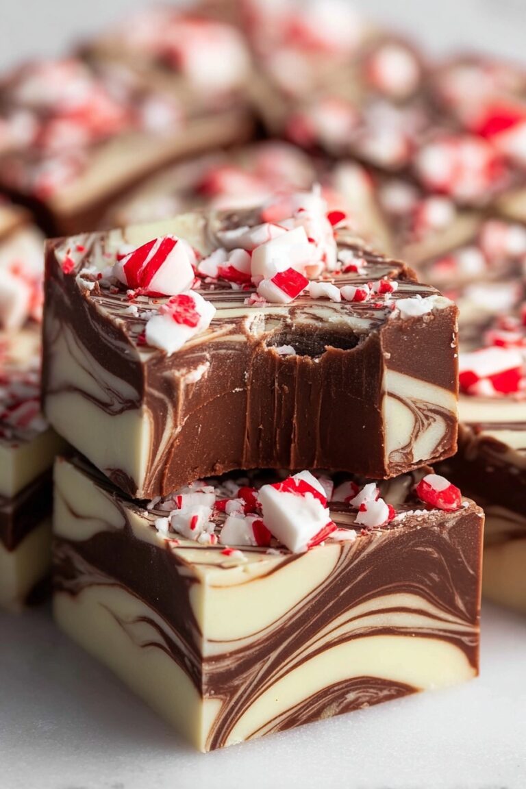 Peppermint Swirl Fudge Recipe